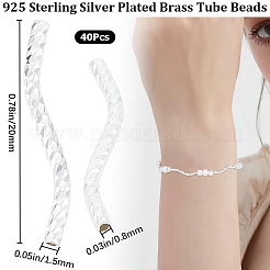 Brass Tube Beads&nbsp;KK-CN0002-16