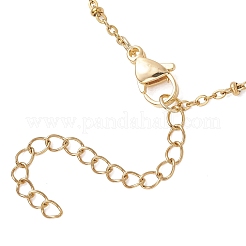 304 Stainless Steel Glass Link Bracelets&nbsp;BJEW-JB13489