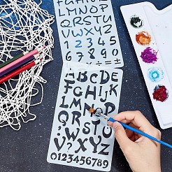 12Pcs 12 Styles PET Plastic Drawing Painting Stencils Templates&nbsp;AJEW-WH0165-23