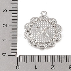 Rack Plating Alloy with Acrylic Pendants&nbsp;FIND-B037-02P-02