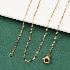304 Stainless Steel Cable Chain Necklaces&nbsp;NJEW-M151-24G