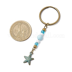 Alloy Conch Pendant Keychains&nbsp;KEYC-JKC01225-02