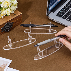 Acrylic Pen Holder Holder&nbsp;ODIS-WH0100-13