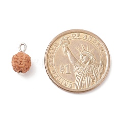 Undyed Natural Rudraksha Charms&nbsp;PALLOY-JF01583