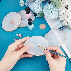 Resin Imitation Agate Coasters for Drinks&nbsp;MRMJ-CA0001-33