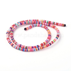 Handmade Polymer Clay Beads&nbsp;CLAY-R067-4.0mm-M1