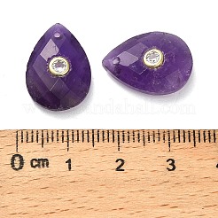 Natural Amethyst Pendants&nbsp;G-K371-03H