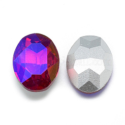 Pointed Back Glass Rhinestone Cabochons&nbsp;RGLA-T018-13x18mm-03