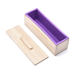 Rectangular Pine Wood Soap Molds Sets&nbsp;DIY-F057-03B