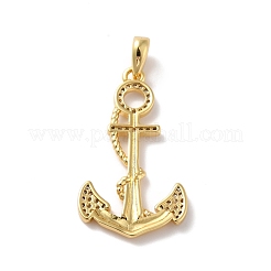 Rack Plating Brass Micro Pave Cubic Zirconia Pendants&nbsp;KK-A160-08G