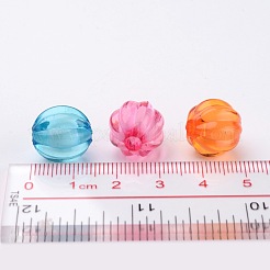 Transparent Acrylic Beads&nbsp;X-TACR-S098-M