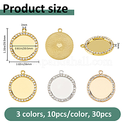 Alloy Pendant Cabochon Settings&nbsp;FIND-FH0017-17B