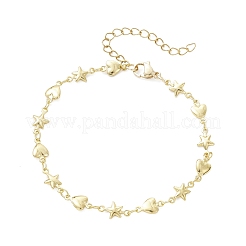 Brass Link Chain Bracelets for Women&nbsp;BJEW-JB12746