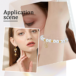 24Pcs 4 Style Rack Plating Brass Charms&nbsp;KK-BBC0009-10
