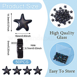 50Pcs Glass Beads&nbsp;GLAA-TA0003-73