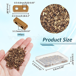 640Pcs Electroplated Glass Seed Beads&nbsp;SEED-NB0002-05C