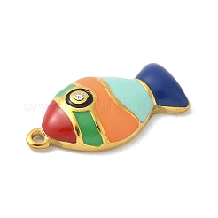 304 Stainless Steel Enamel Pendants&nbsp;STAS-K306-21G-01