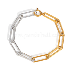 Stainless Steel Paperclip Chain Bracelets for Women&nbsp;WU7304-2