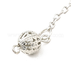 Brass Cable Chain Coil Dowsing Pendulums&nbsp;HJEW-D004-02P