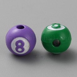 Spray Painted Alloy Beads&nbsp;FIND-CJC0011-22