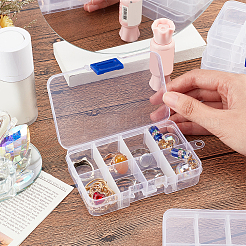 8 Grids Transparent Acrylic Bead Organizer Containers&nbsp;CON-WH0087-32