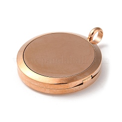 Ion Plating(IP) 316 Surgical Stainless Steel Diffuser Locket Pendants&nbsp;STAS-H342-05RG