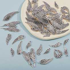 100Pcs 10 Style Tibetan Style Zinc Alloy Pendants&nbsp;TIBEP-SZ0001-06