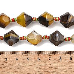 Natural Banded Agate/Striped Beads Strands&nbsp;G-A306-C02-01