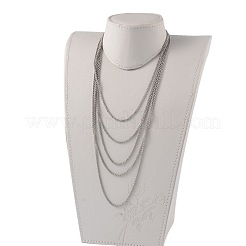 Tarnish Resistant 304 Stainless Steel Tiered Necklaces&nbsp;NJEW-JN01356