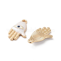 Rack Plating Alloy Enamel Pendants&nbsp;FIND-C050-07A-G