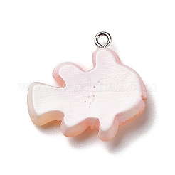 Opaque Resin Pendants&nbsp;X-RESI-D055-091P-01