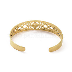 304 Stainless Steel Cuff Bangles&nbsp;BJEW-M234-02G