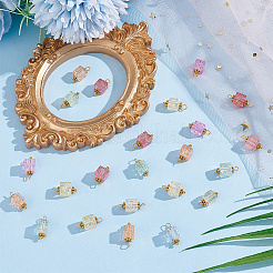 Crackle Glass Pendants&nbsp;PALLOY-HY00027