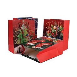Christmas Paper Printed Tote Bags&nbsp;ABAG-P015-01D