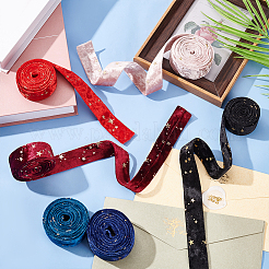12M 6 Colors Double Face Polyester Velvet Ribbon&nbsp;LCW-AR0001-01