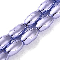 Electroplated Synthetic Non-magnetic Hematite Beads Strands&nbsp;G-C248-J01-6x12mm