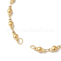 304 Stainless Steel Bar Link Chains Bracelet Making&nbsp;AJEW-JB01350-01