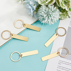 8Pcs Stainless Steel Keychains&nbsp;KEYC-SC0001-47G