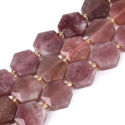 Natural Red Hematoid Quartz Beads Strands&nbsp;G-N368-01A-12