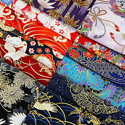 Dragon Pattern Cotton Fabric&nbsp;DIY-WH0579-96A