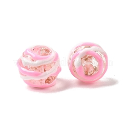 Handmade Gold Sand Enamel Lampwork Beads&nbsp;LAMP-B035-03E