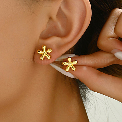 Stainless Steel Flower Stud Earrings&nbsp;FM0069