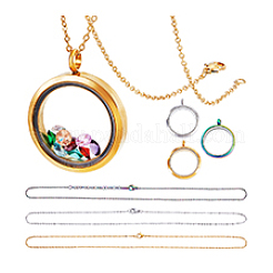 DIY Pendant Necklace Makings Kits&nbsp;STAS-PH0006-46