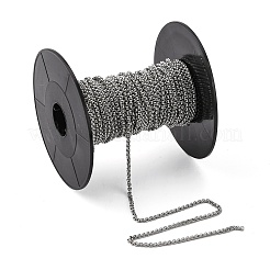 Tarnish Resistant 304 Stainless Steel Rolo Chains&nbsp;CHS-K001-99D