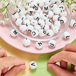 30Pcs Silicone Beads&nbsp;SIL-SZ0003-77Y