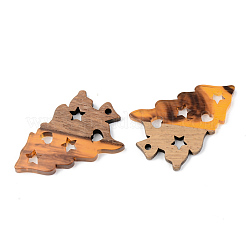 Resin & Walnut Wood Pendants&nbsp;RESI-S389-006A-A01