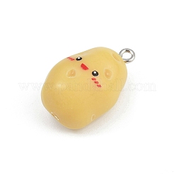 Opaque Resin Pendants&nbsp;RESI-I342-03P