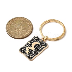 10Pcs Alloy Enamel Keychains&nbsp;KEYC-JKC01375