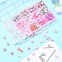 DIY Polymer Clay Bracelets Beads Jewelry Making Kits&nbsp;DIY-YW0010-60