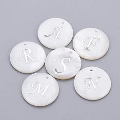 Freshwater Shell Pendants&nbsp;SHEL-Q018-01